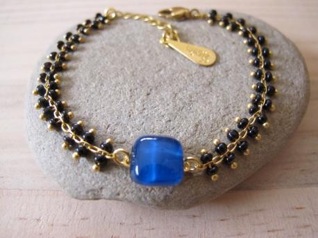bracelet-camille-or-bleu-canard